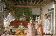 Domenico Ghirlandaio Birth of St John the Baptist china oil painting reproduction